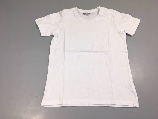T-shirt m.c blanc, bouloche, moins cher chez Petit Kiwi
