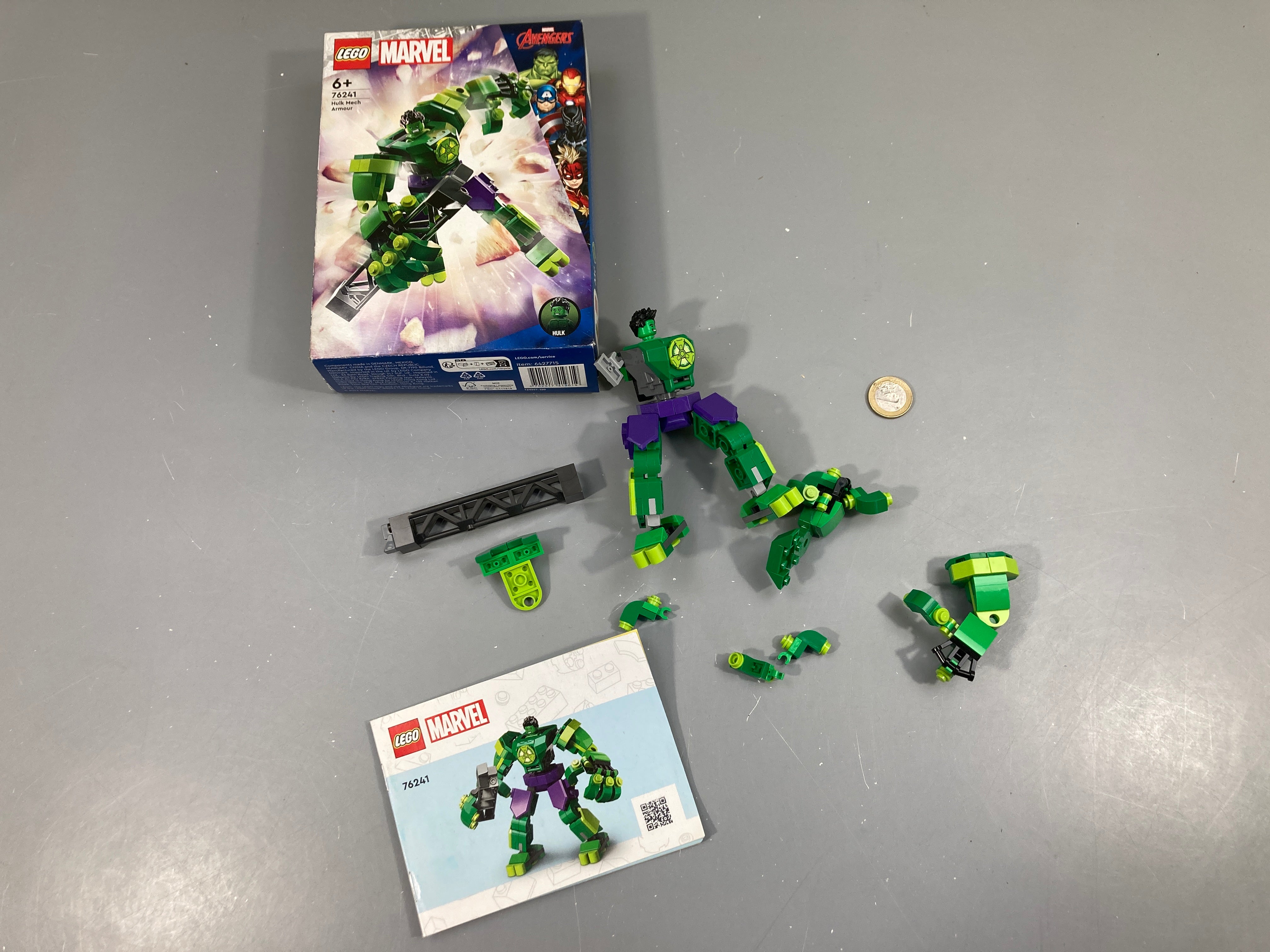 Lego Ma.rvel 76241 Armure Robot Hulk 6+