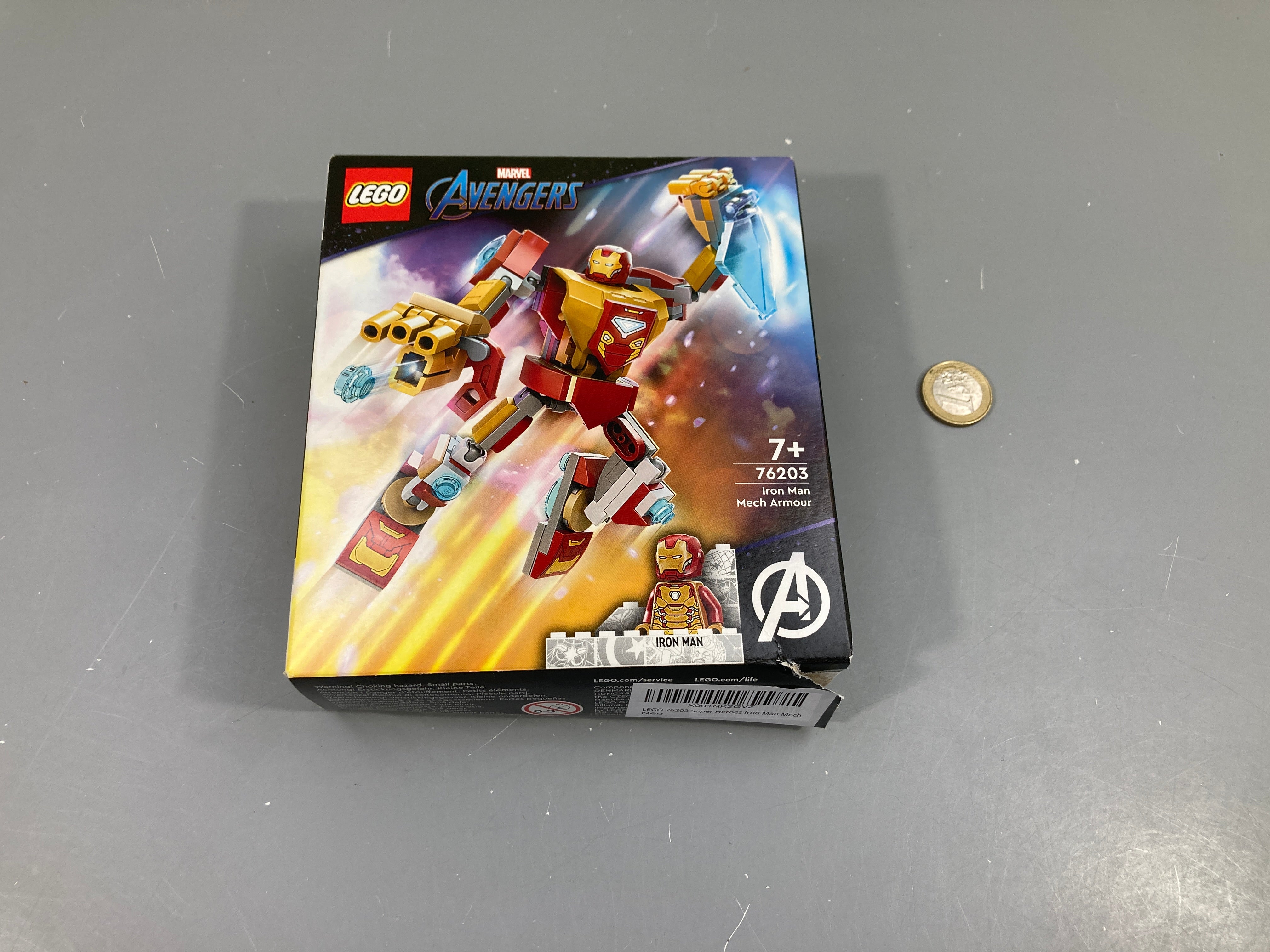Lego Ma.rvel Avengers 76203 L’armure Robot d’Iron Man 7+