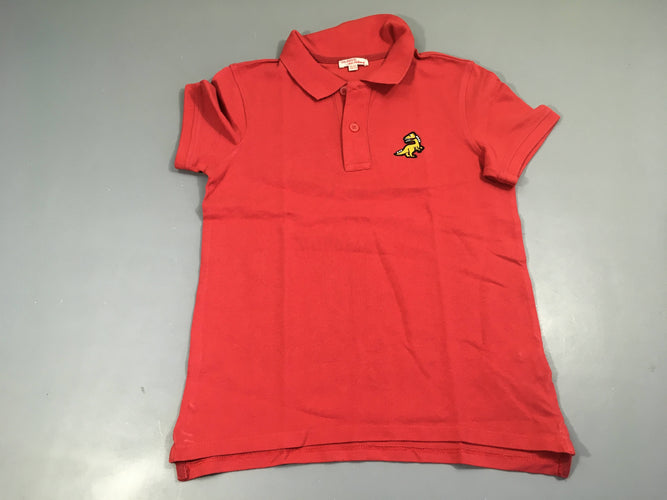 Polo m.c rouge dino, moins cher chez Petit Kiwi