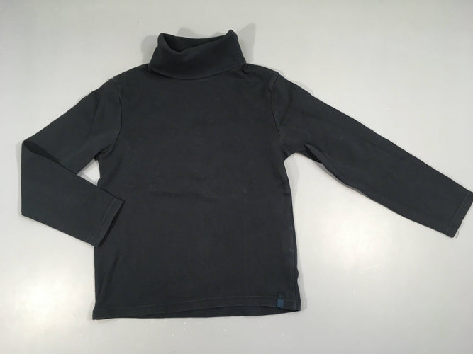 T-shirt m.l col roulé bleu marine, moins cher chez Petit Kiwi