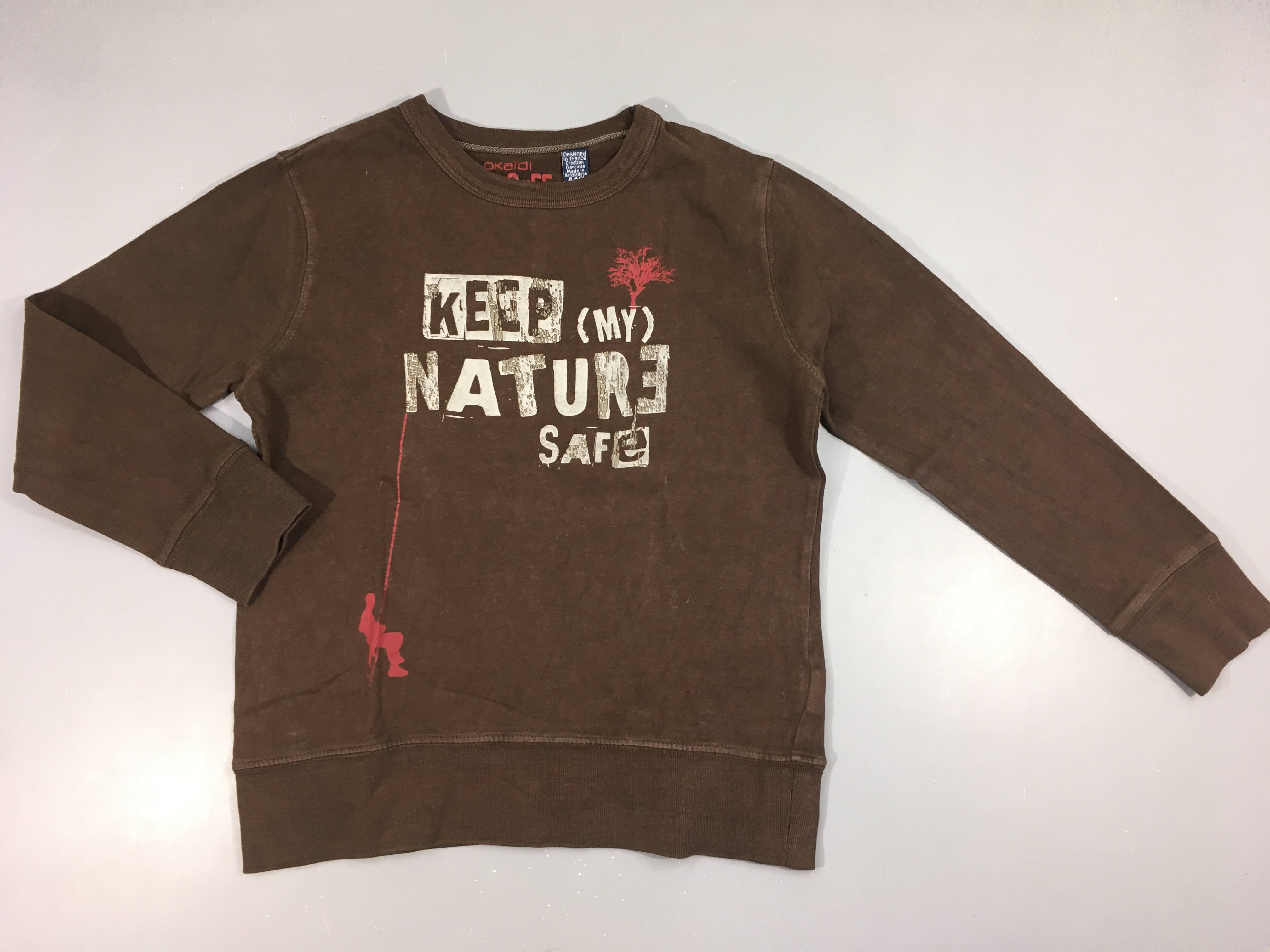 T-shirt m.l brun Keep