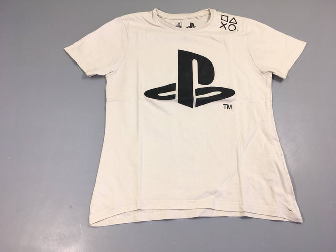 T-shirt m.c blanc PS, moins cher chez Petit Kiwi