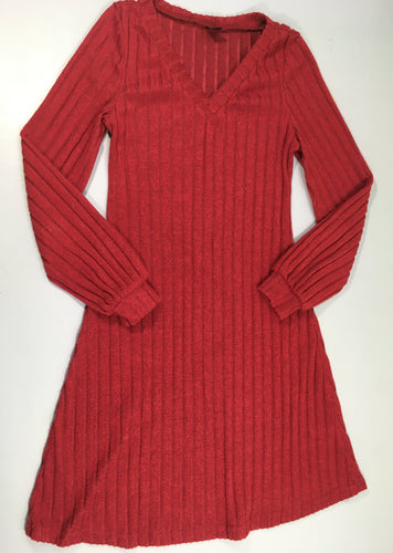 Robe m.l bordeau côtes boulochées, moins cher chez Petit Kiwi