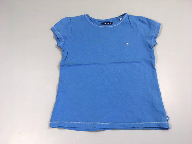 T-shirt m.c bleu coutures irisées, moins cher chez Petit Kiwi