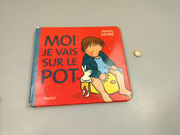 Moi je vais sur le pot, couverture un peu abîmée