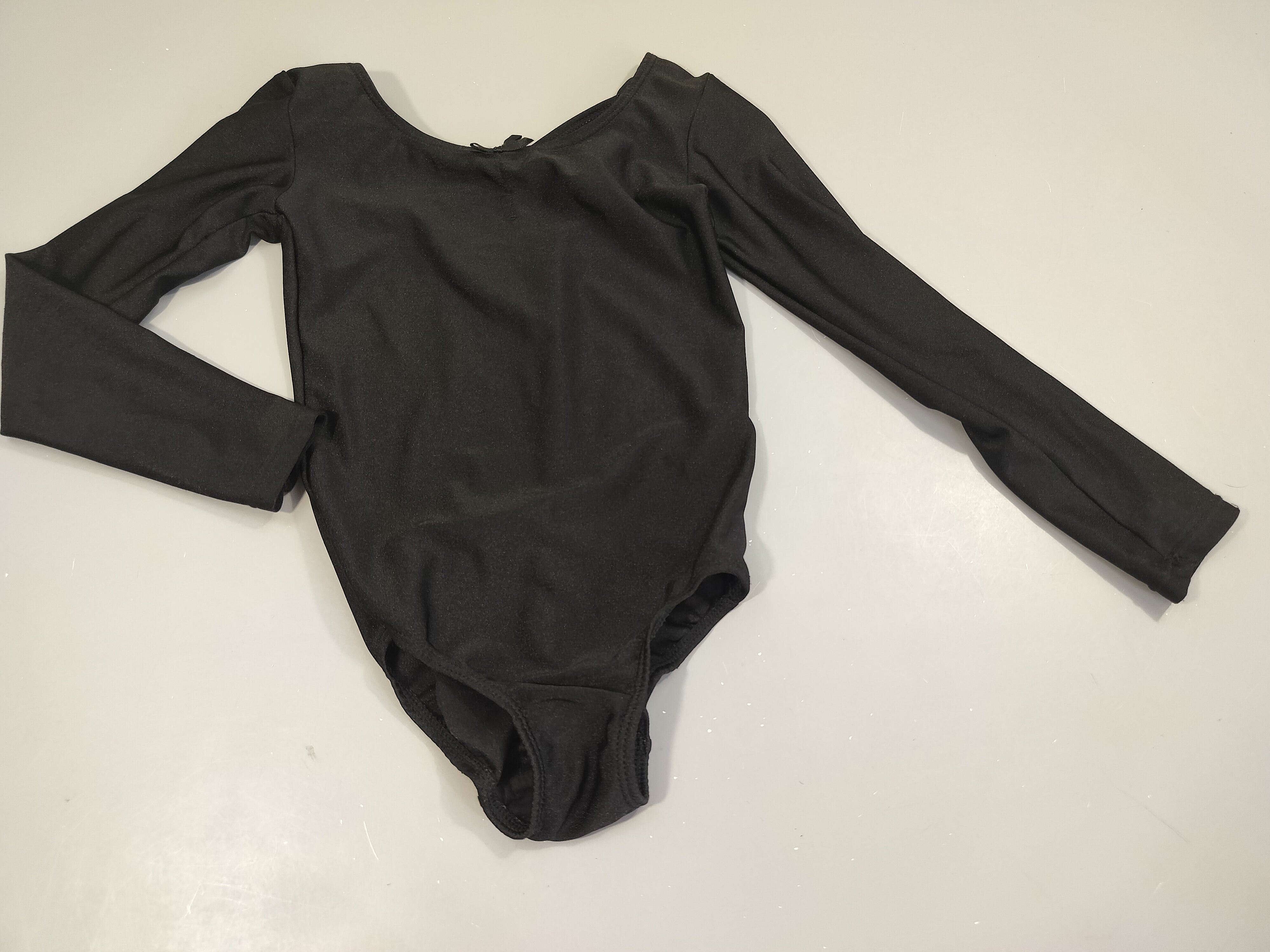 Maillot de danse ml noir, croisé dans le dos