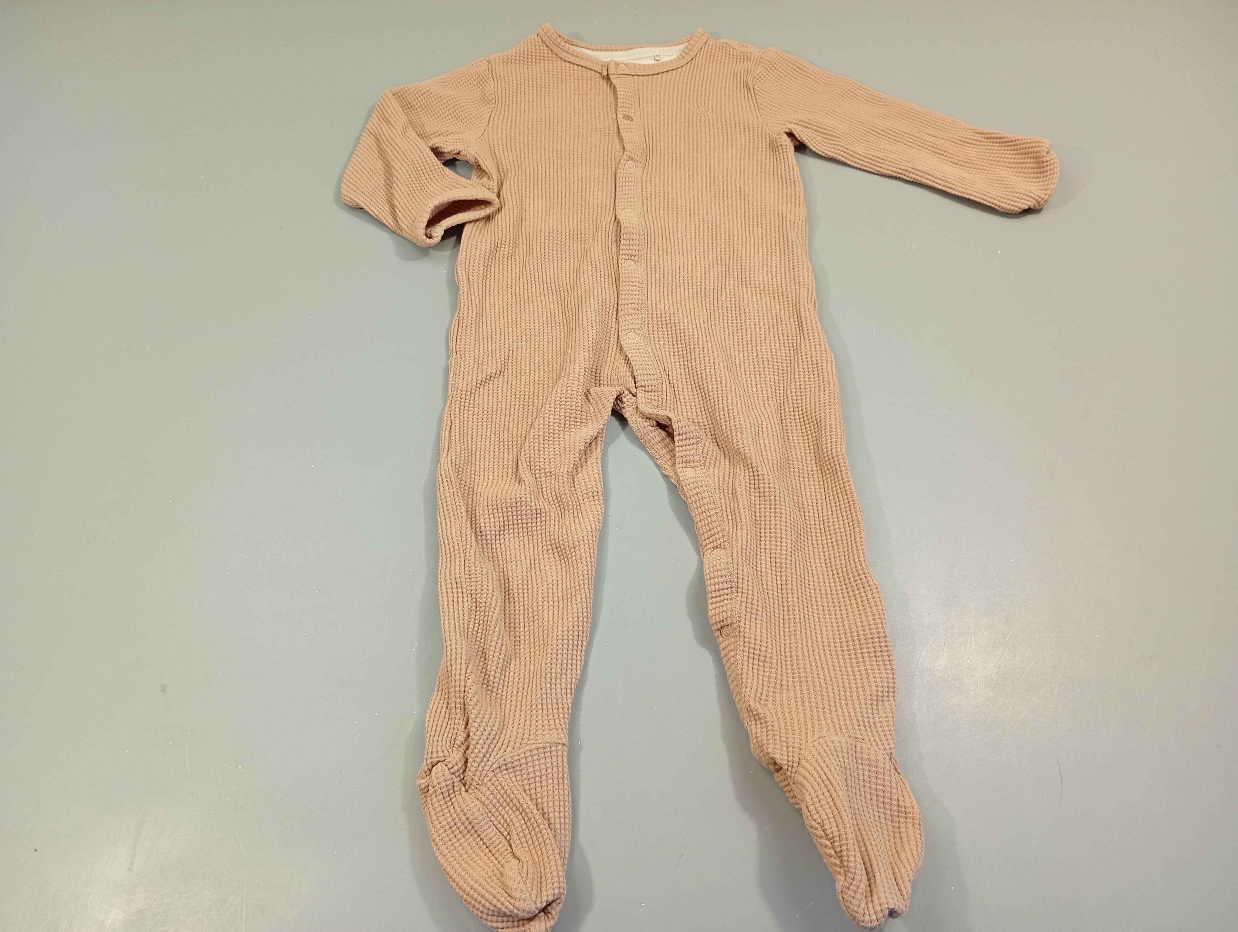 Pyjama gaufré  vieux rose