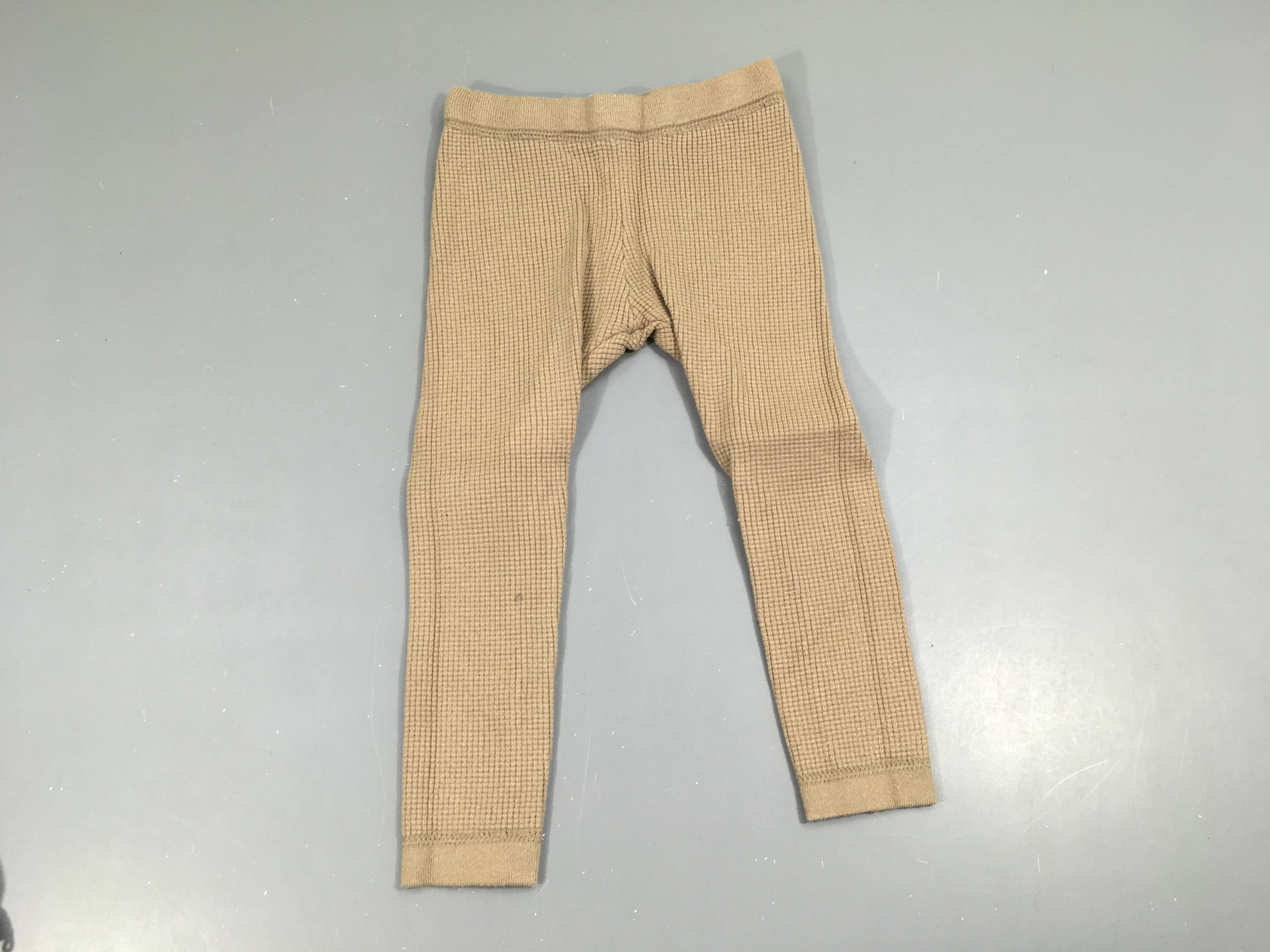 Legging épais beige texturé