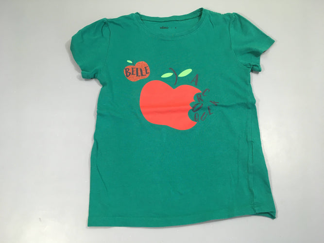 T-shirt m.c vert pommes, moins cher chez Petit Kiwi