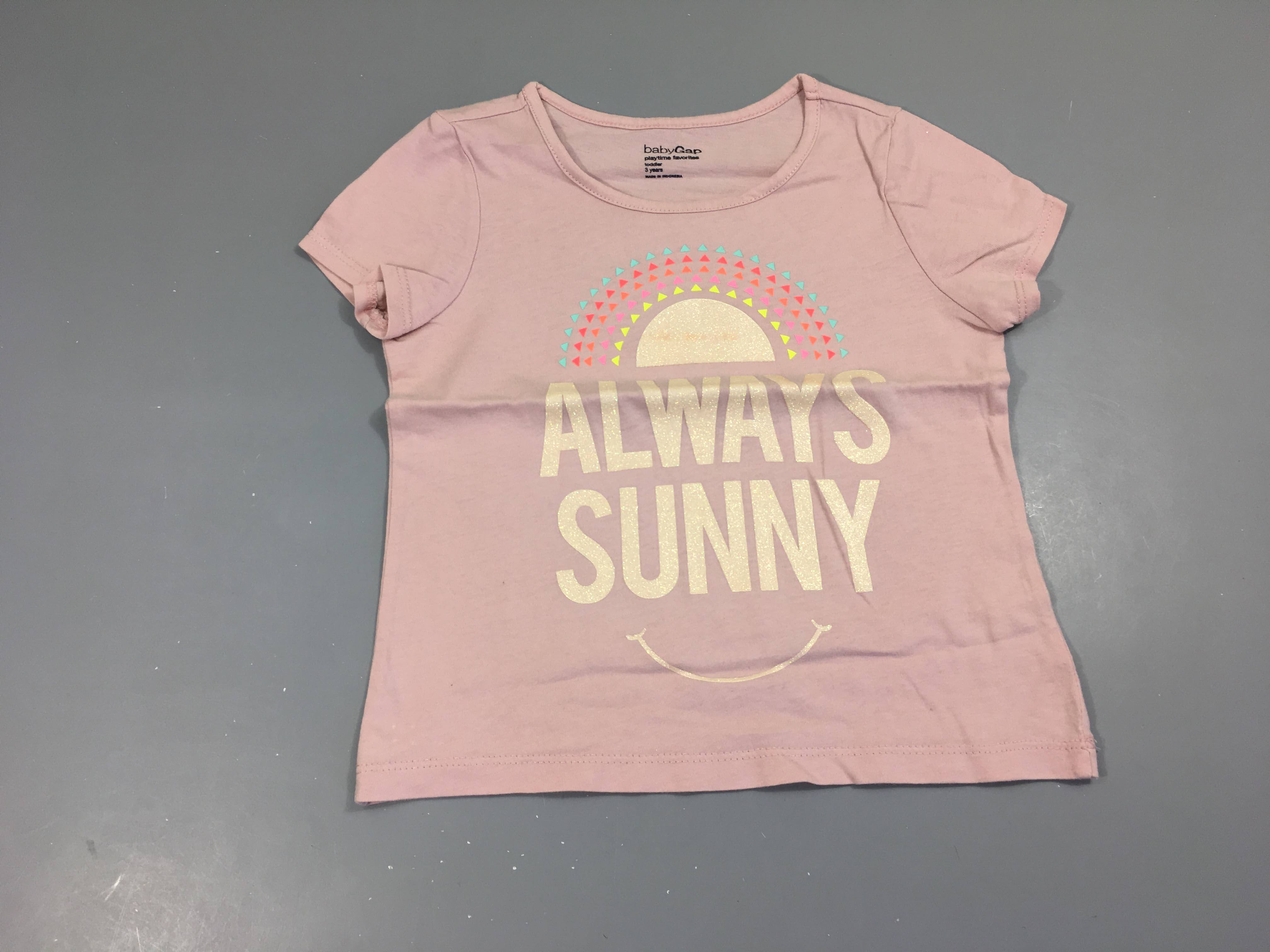 T-shirt m.c rose Always