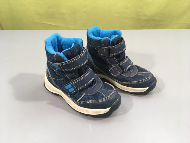 Bottines bleu fourrées, 28, moins cher chez Petit Kiwi