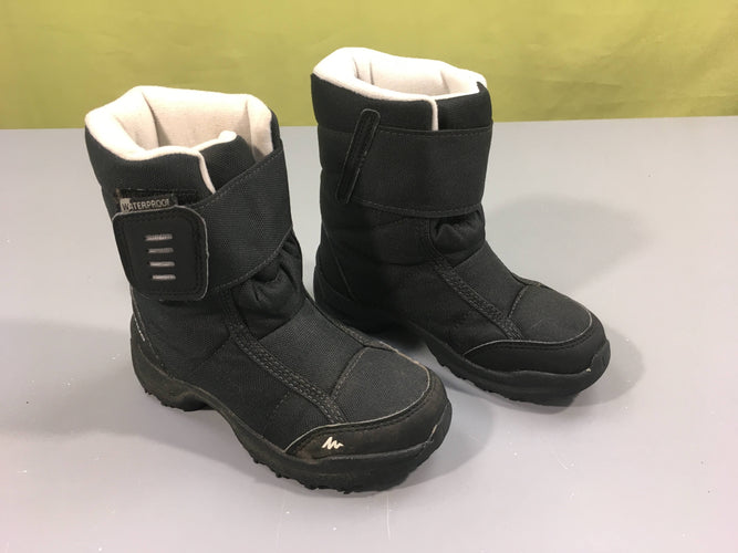 Bottes de neige noires, moins cher chez Petit Kiwi