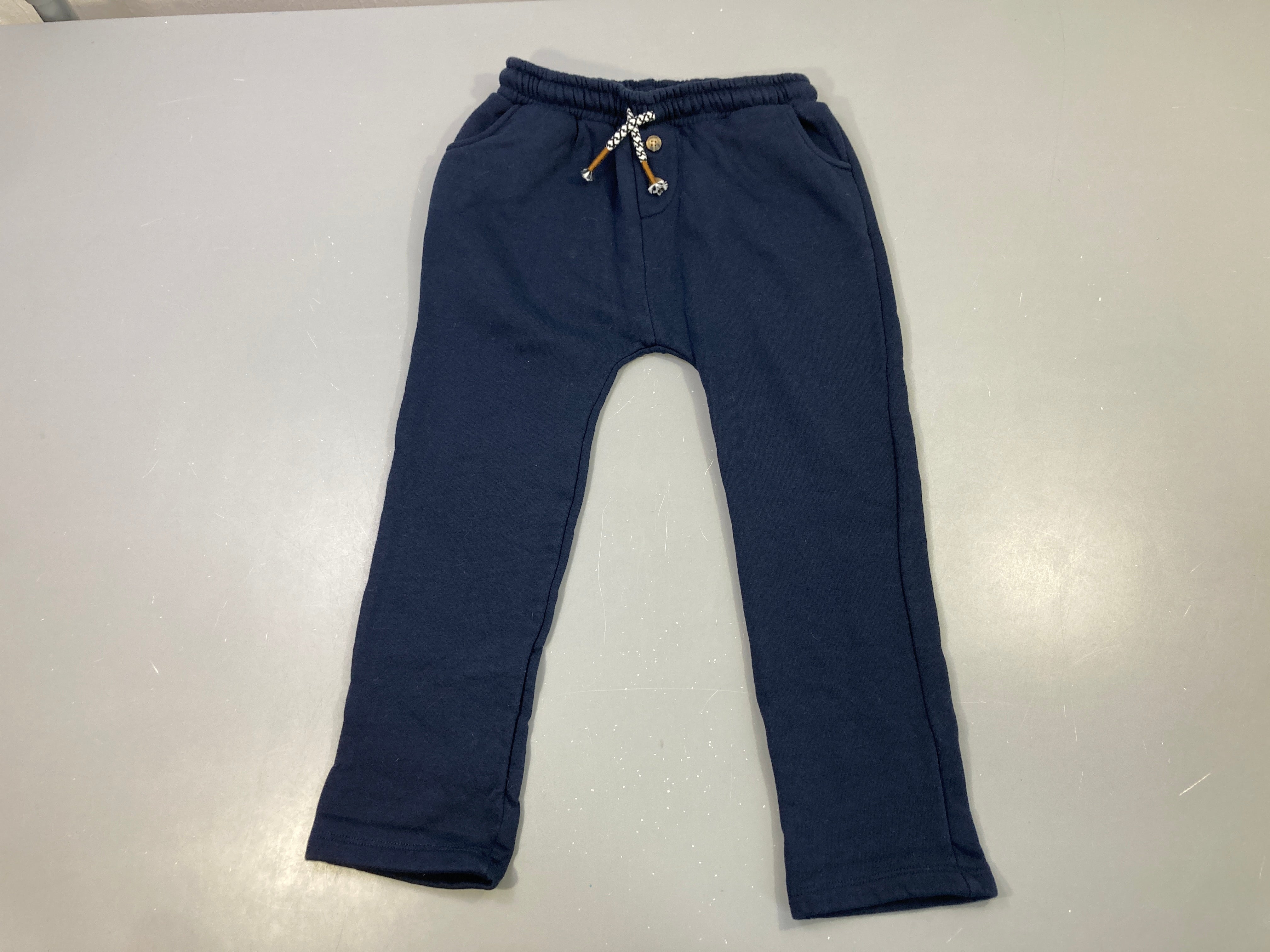 Pantalon jogging bleu marine cordon