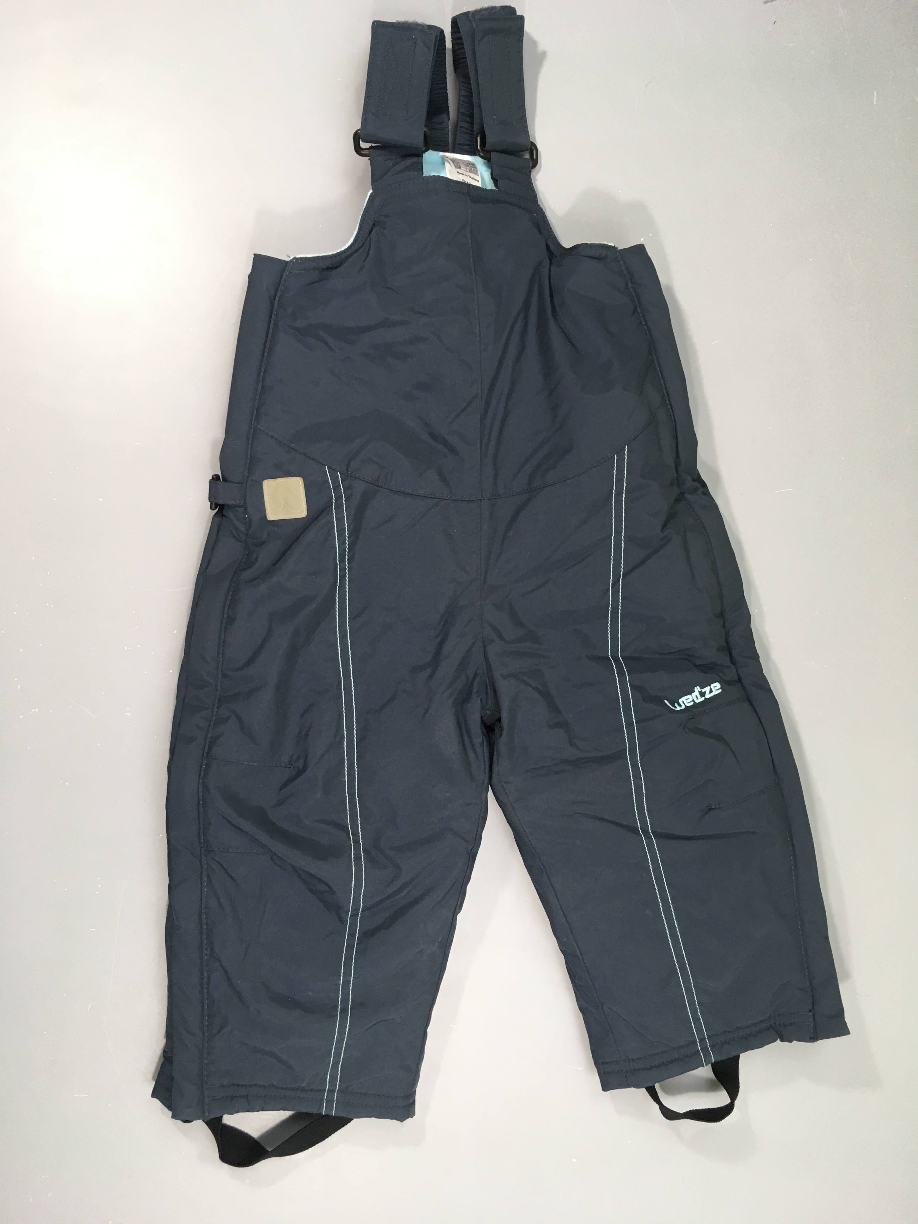Combinaison de ski bleu à bretelles, Wed'ze