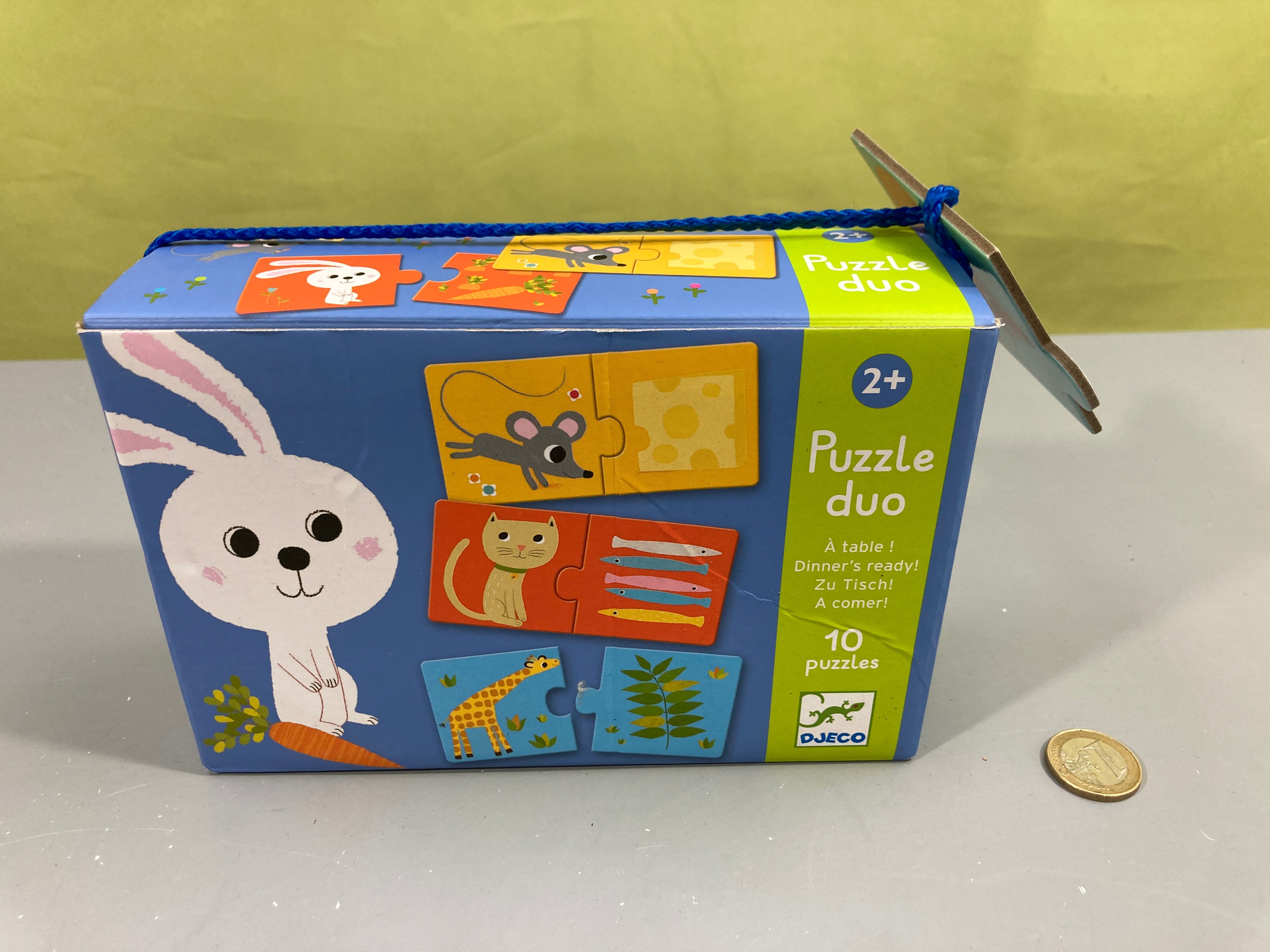Puzzle duo, A table, +2a, boite abîmée