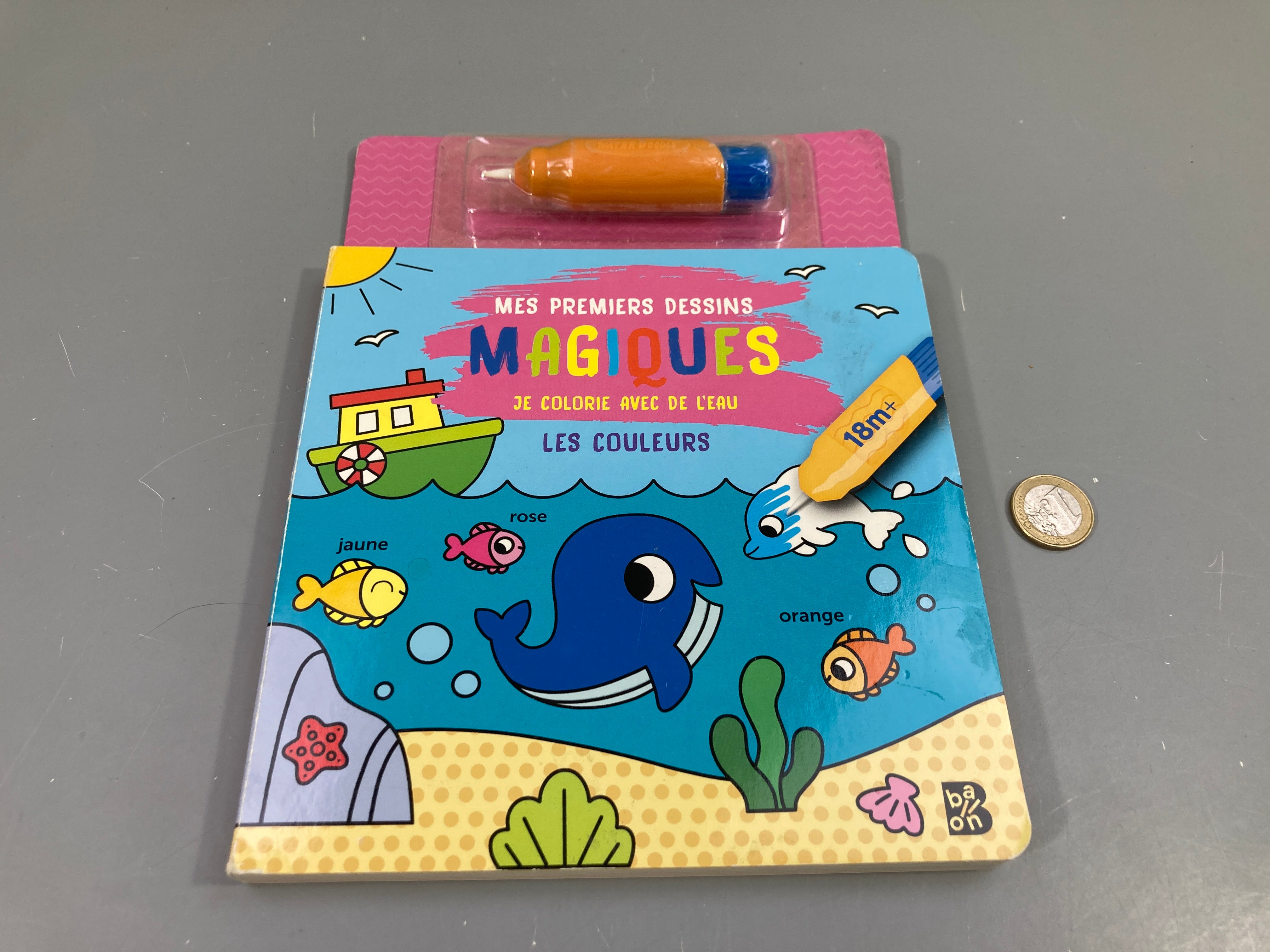 Mes premiers dessins magique, je colorie avec de l'eau, +18m