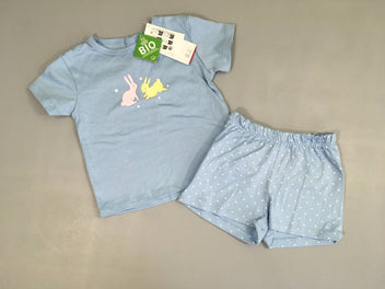 Ensemble 2pc jersey bleu lapins