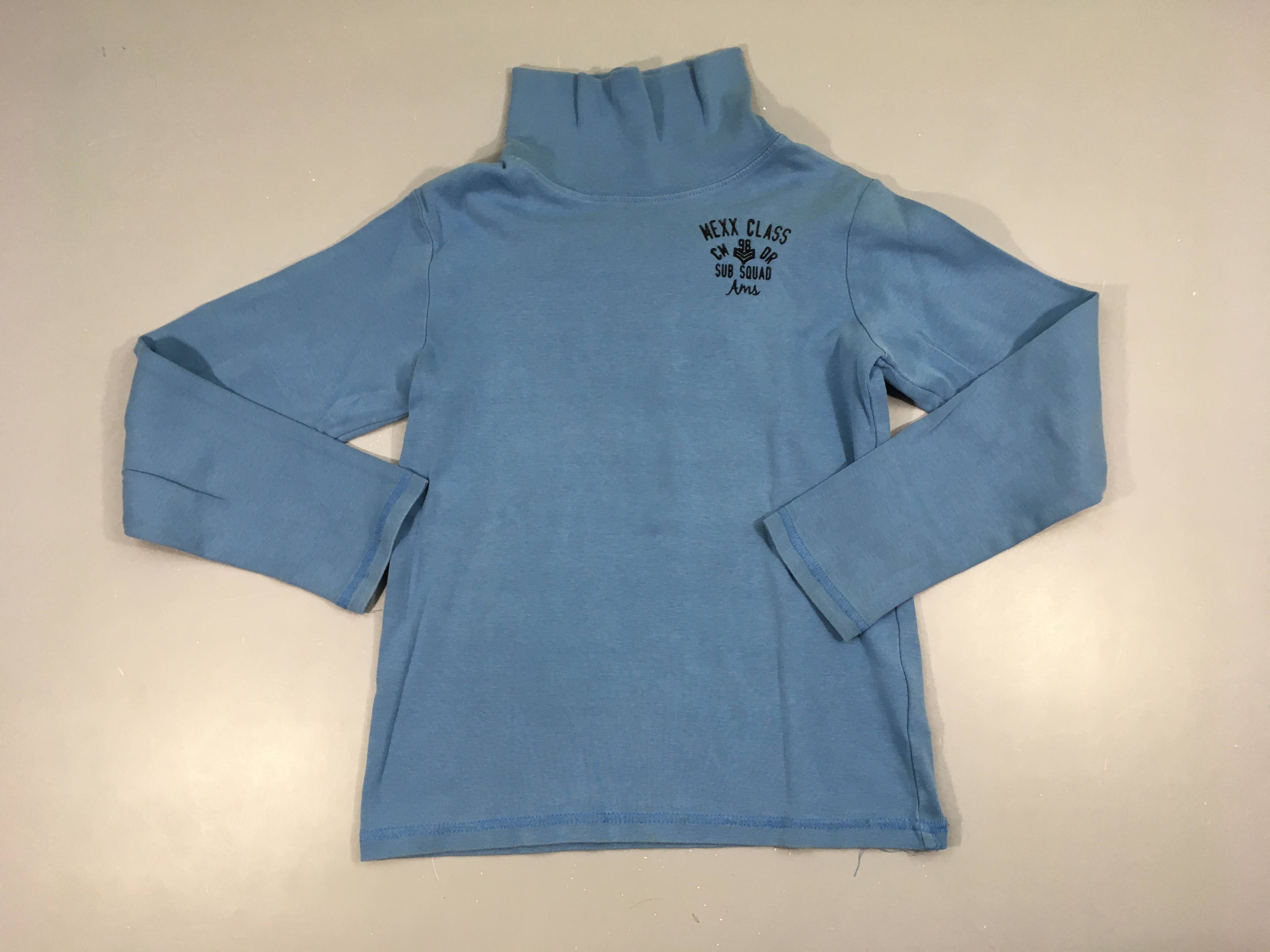 T-shirt m.l col roulé bleu Mexx
