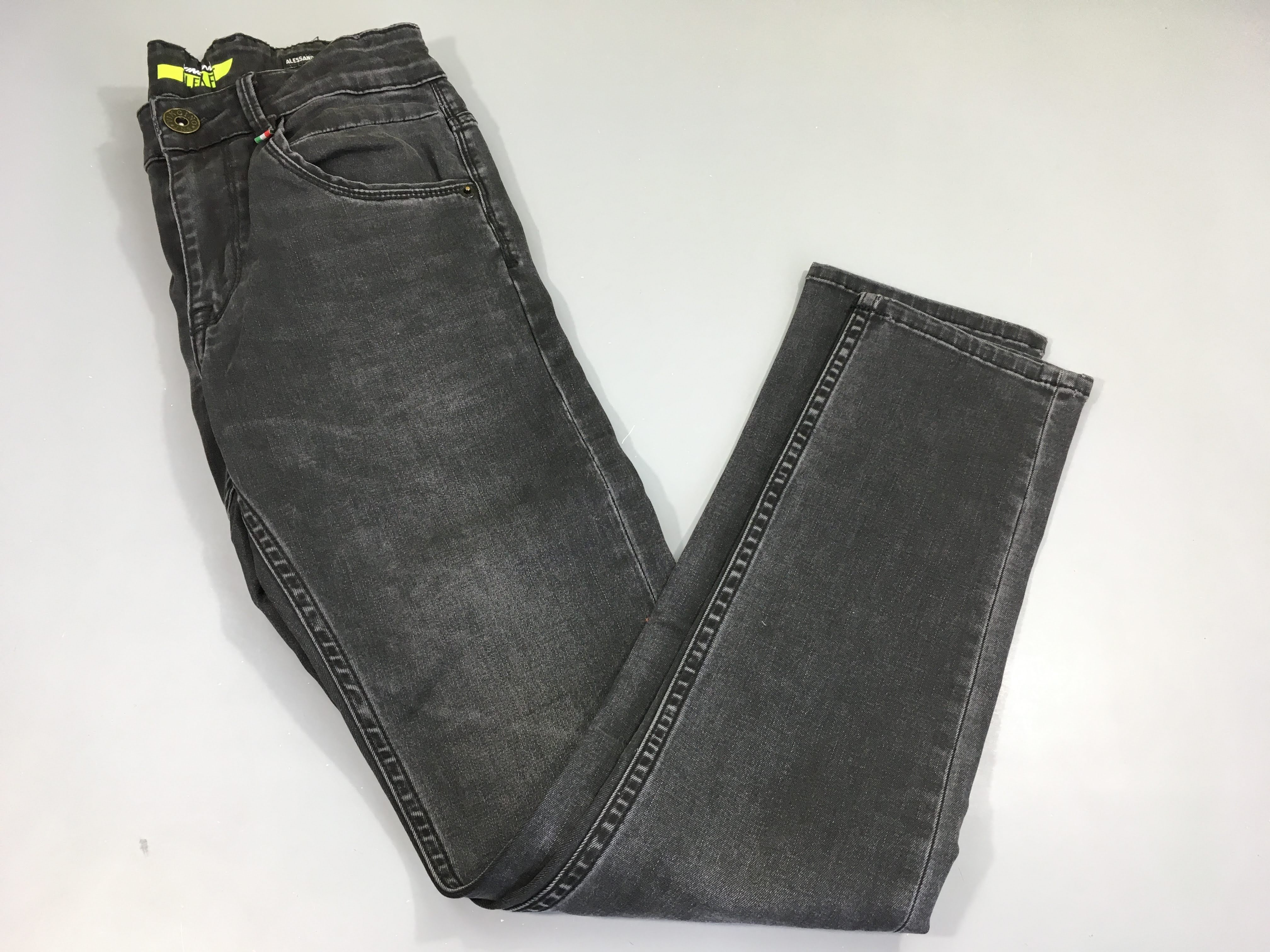 Jeans noir effet délavé Flex Fit Skinny