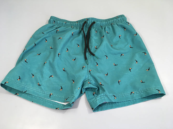 Maillot short vert Toucans, moins cher chez Petit Kiwi