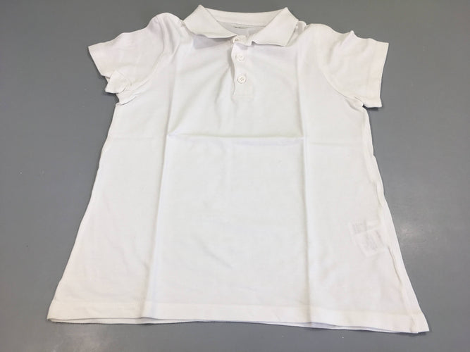 Polo m.c blanc, moins cher chez Petit Kiwi