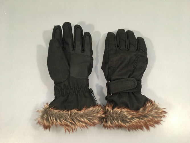 Gant de ski noir Thermo Shield, moins cher chez Petit Kiwi