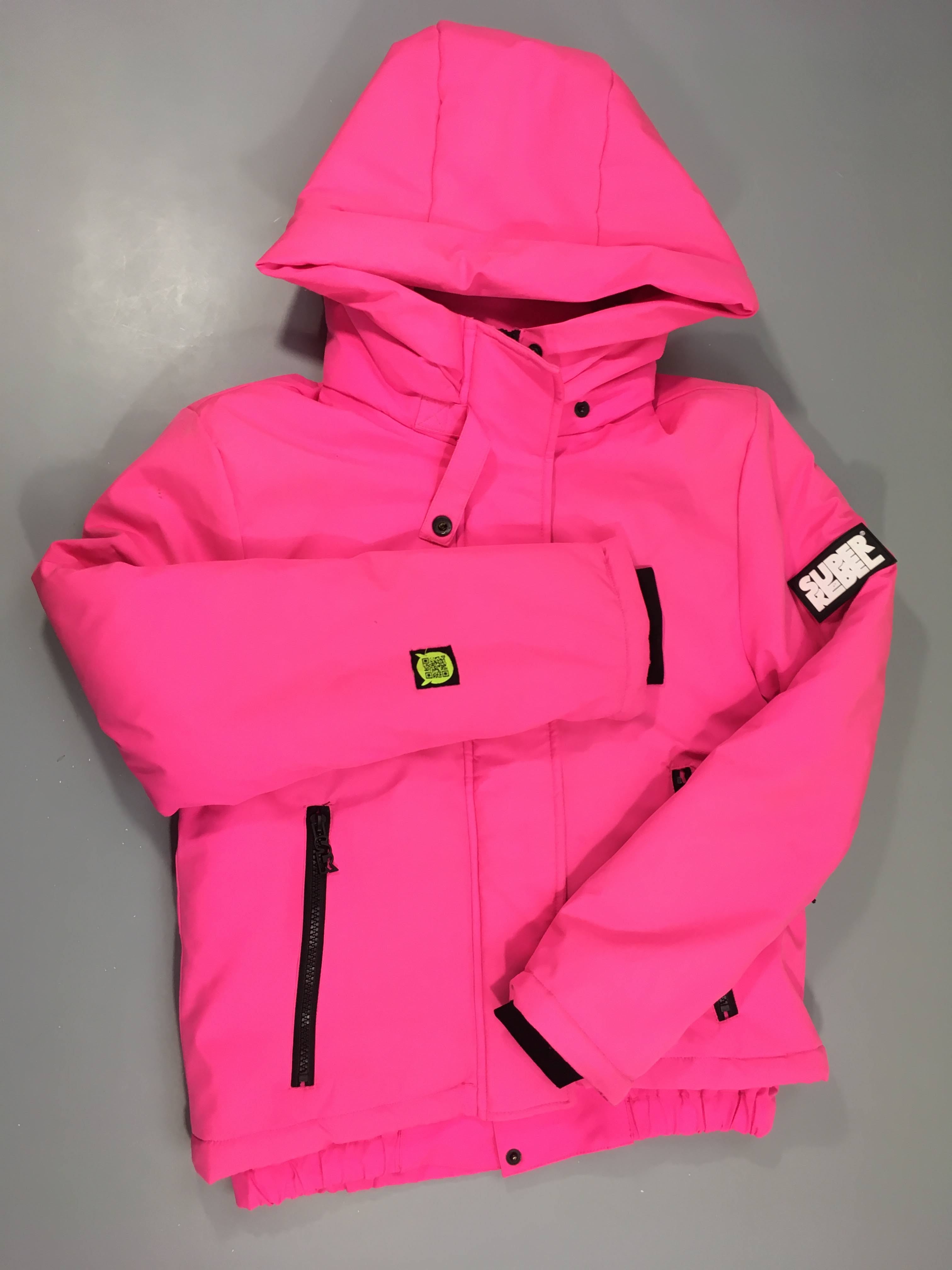 Veste de ski rose SuperRebel