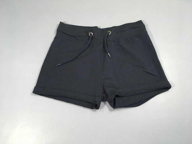 Short bleu foncé jersey épais, PANTHER, moins cher chez Petit Kiwi
