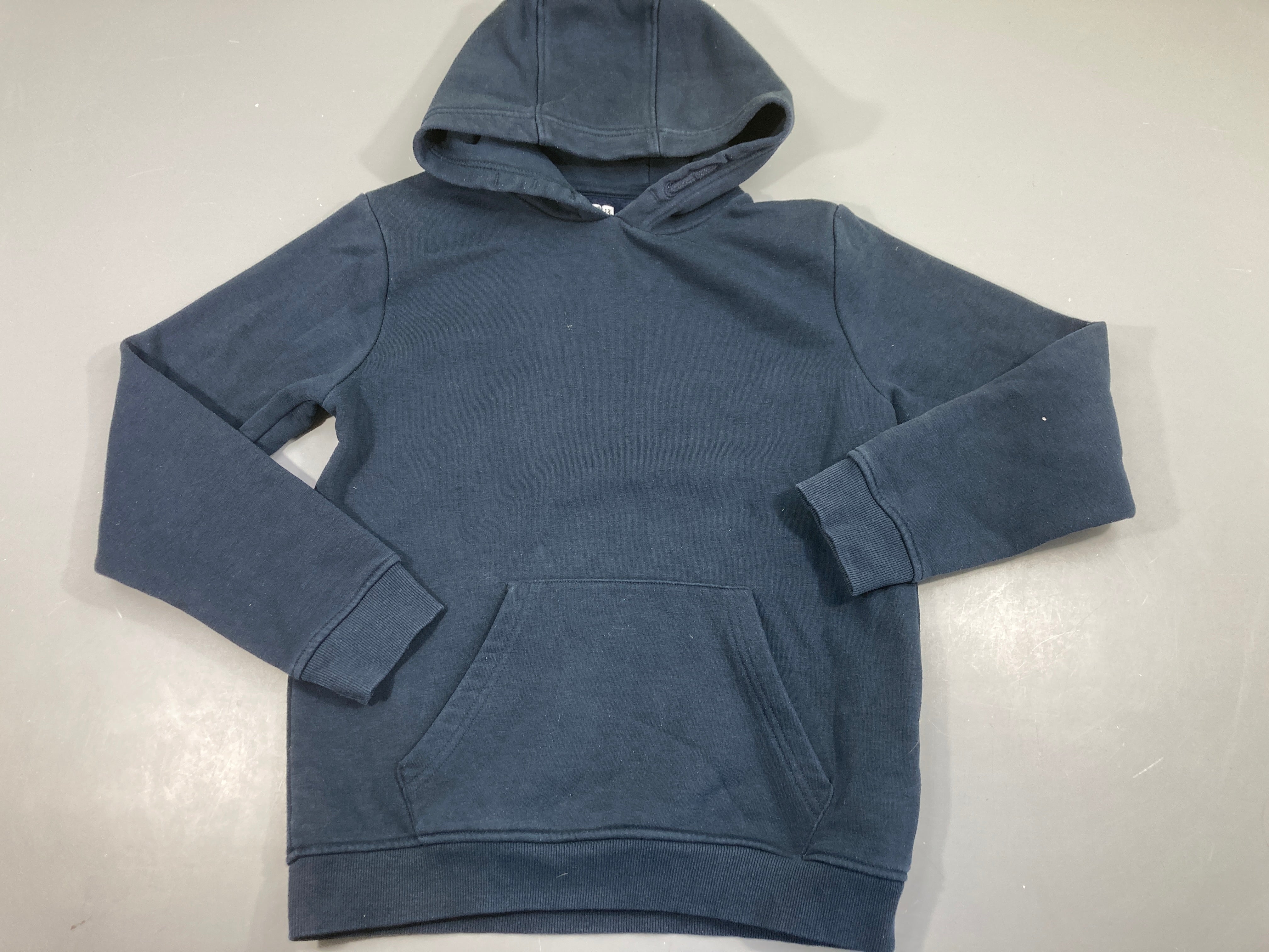 Sweat à capuche bleu marine