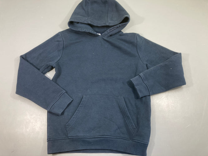 Sweat à capuche bleu marine, moins cher chez Petit Kiwi