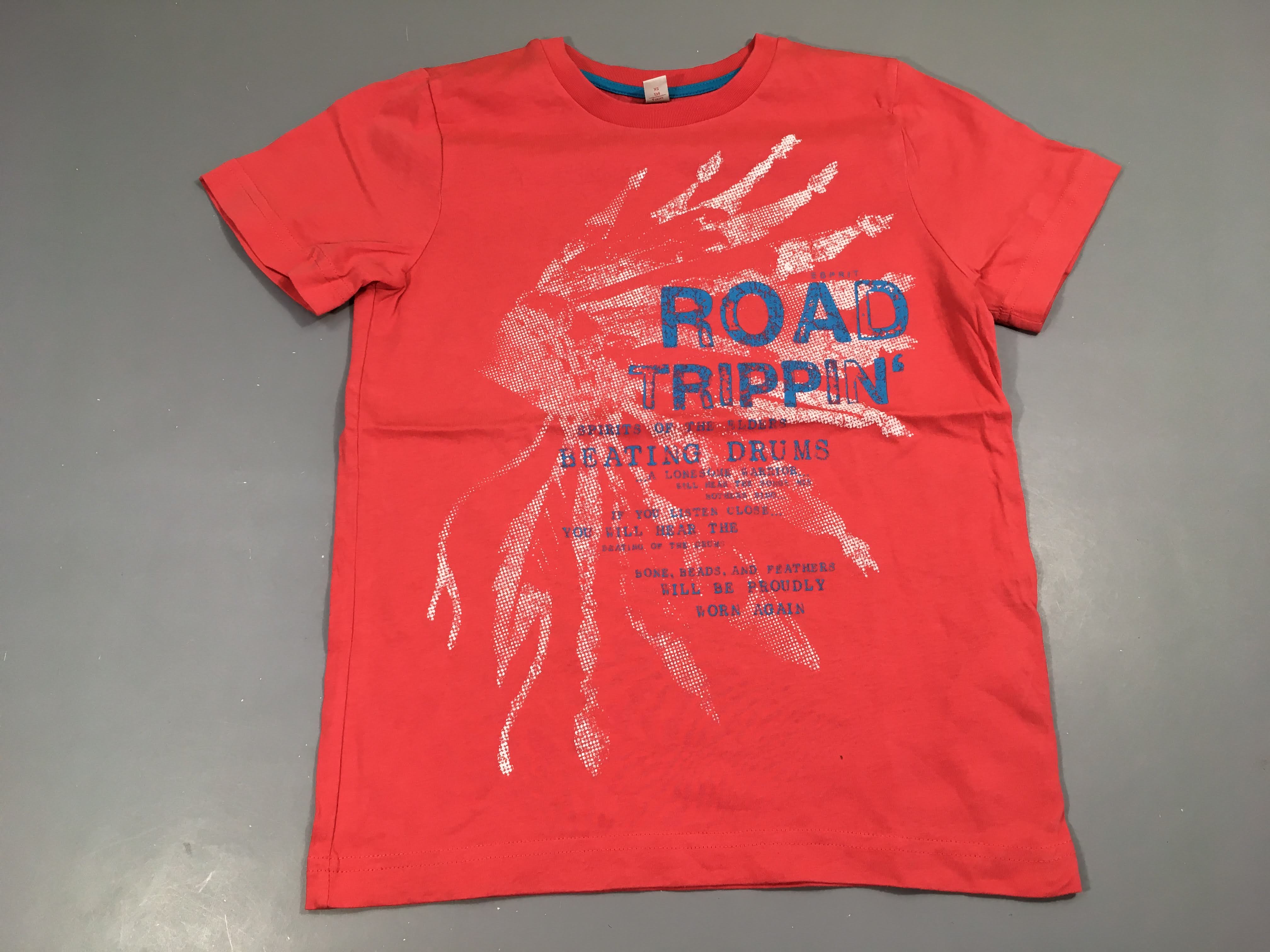 T-Shirt m.c rouge road trippin'