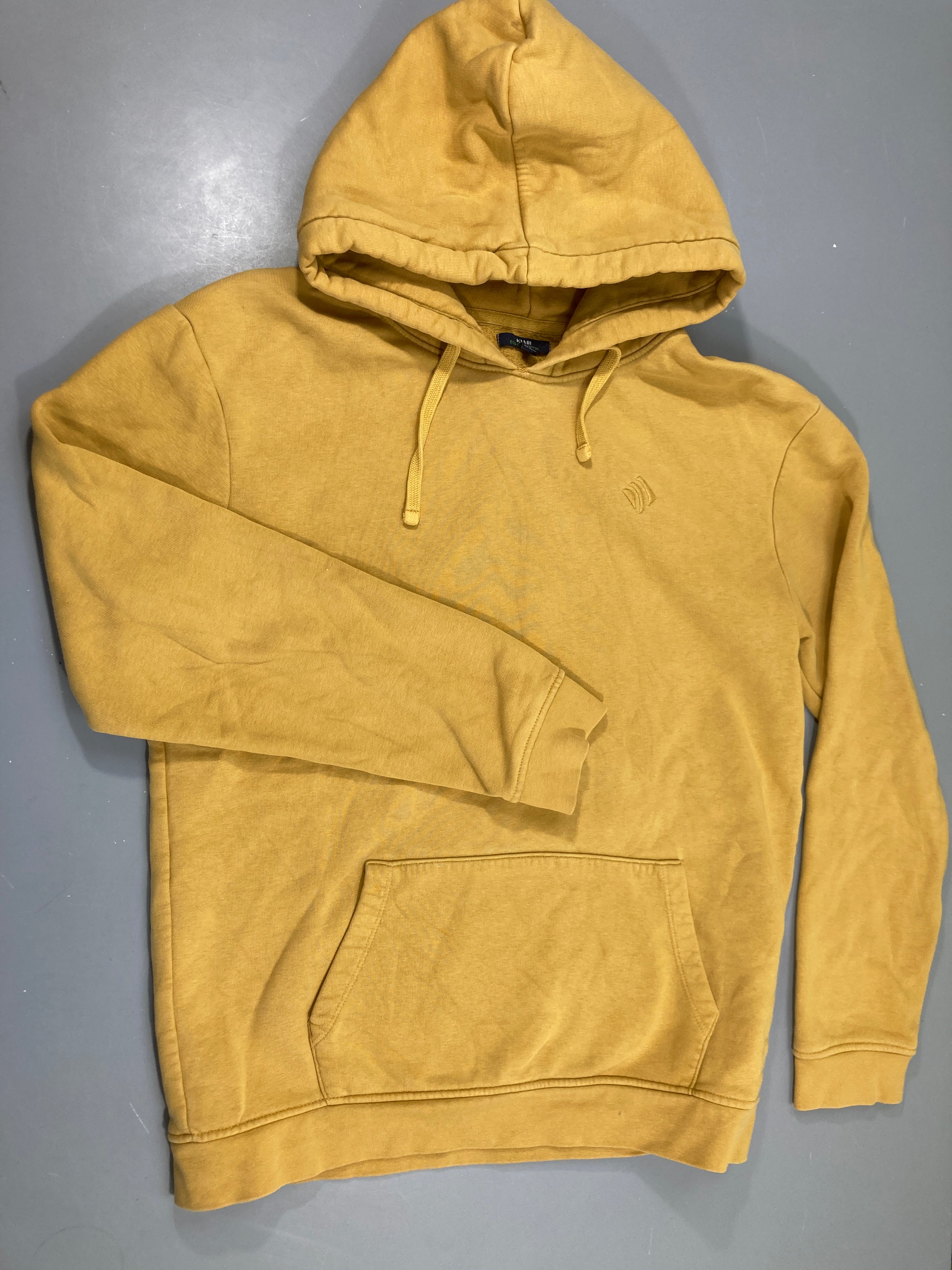 Sweat à capuche jaune