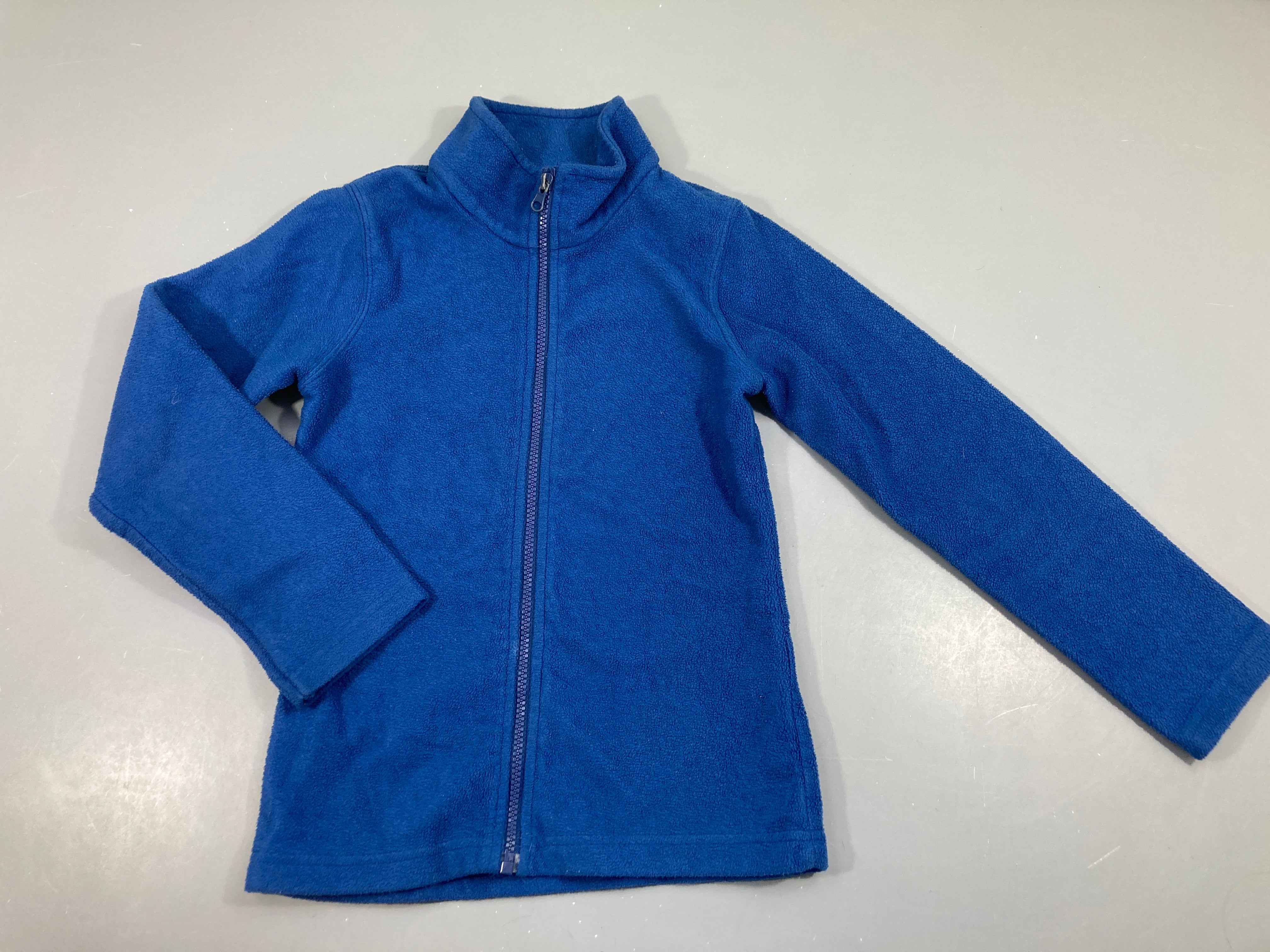 Polar zippé bleu