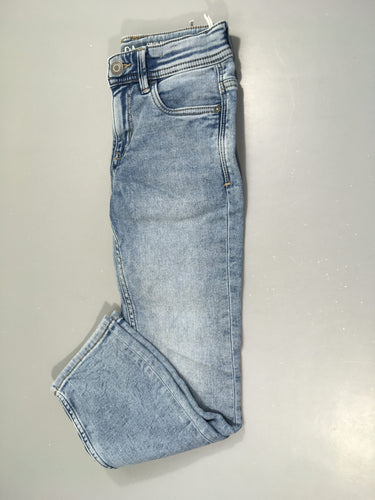 Jeans denim clair straight, moins cher chez Petit Kiwi