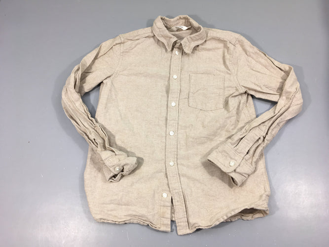 Chemise m.l beige, moins cher chez Petit Kiwi