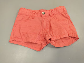 Short saumon à revers  100% coton