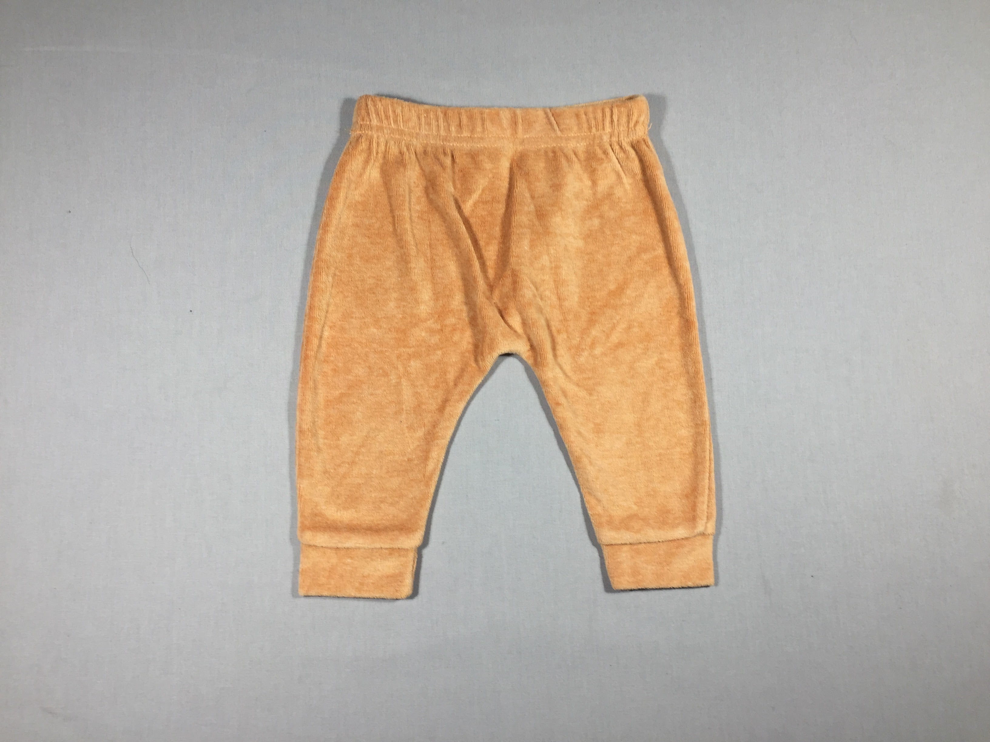 Pantalon velours rose / orange