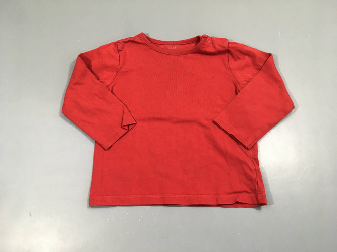 T-shirt m.l rouge, moins cher chez Petit Kiwi