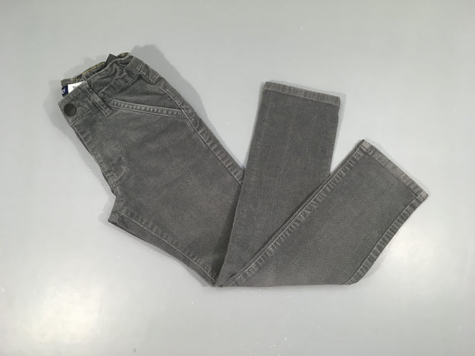 Pantalon velours chino gris-Légère tache genou  G, moins cher chez Petit Kiwi