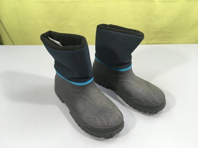 Bottes de neige gris/bleu-marine, 36-37, moins cher chez Petit Kiwi