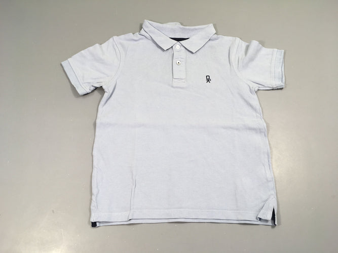 Polo m.c bleu clair, moins cher chez Petit Kiwi
