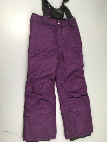 Pantalon de ski mauve à bretelles, Crivit, moins cher chez Petit Kiwi