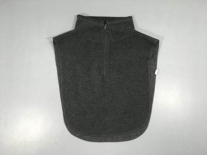 Faux col en polr gris chiné, moins cher chez Petit Kiwi
