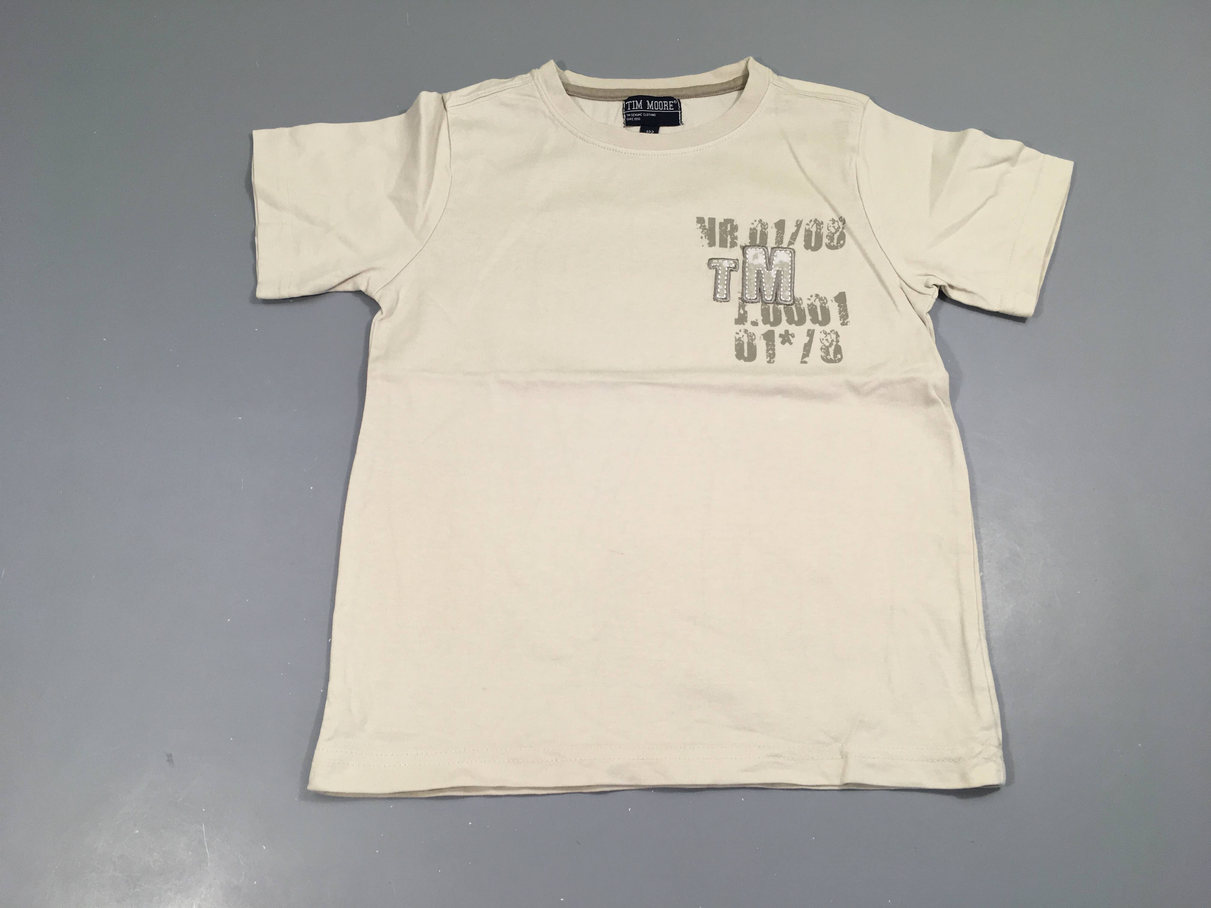 T-shirt m.c blanc cassé, TM