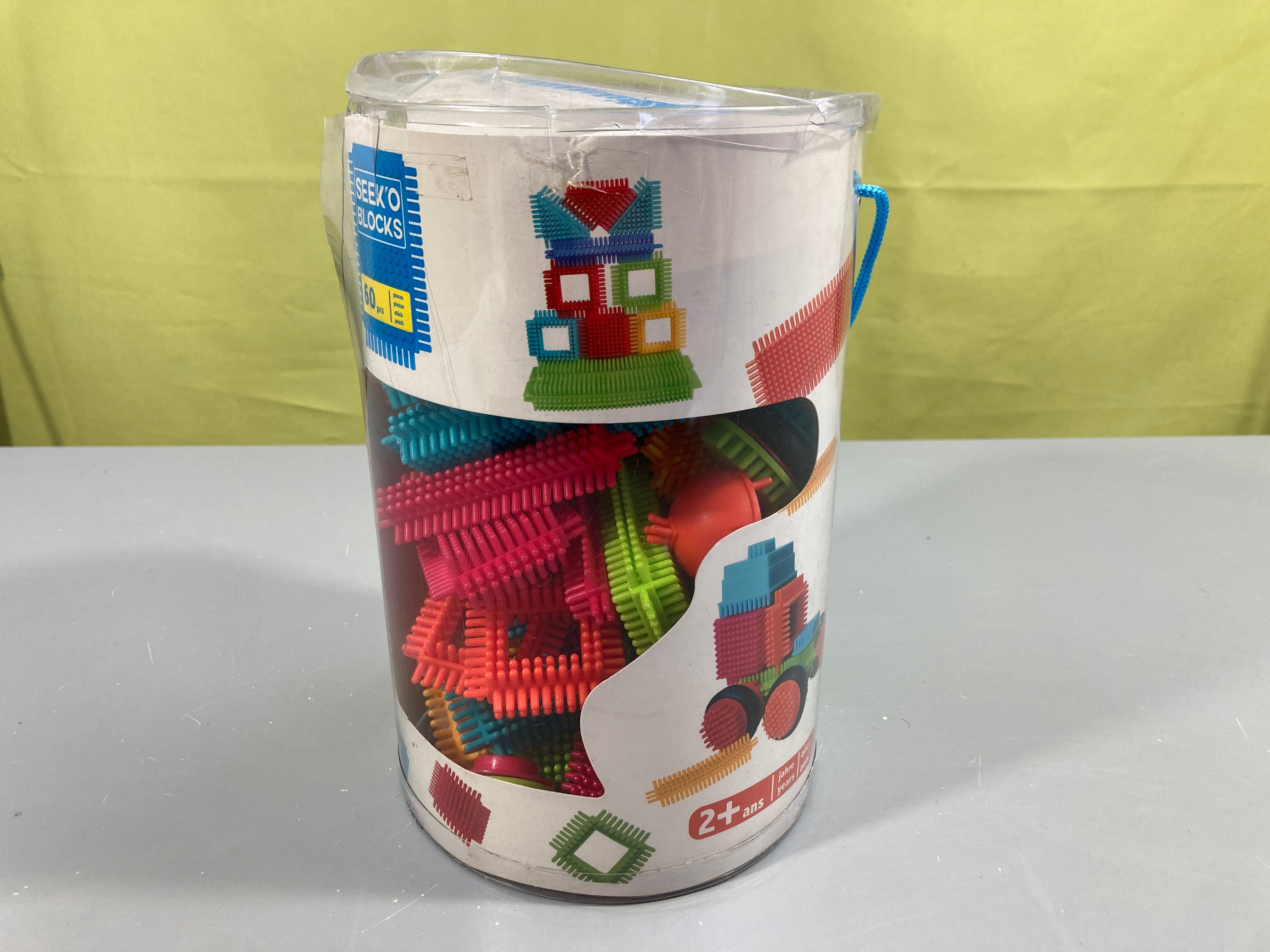 Jeu de construction blocs à piquots +2a Seek'o Blocks