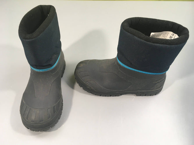 Botte de neige gris-bleu marine  "Quechua"( 30-31), moins cher chez Petit Kiwi