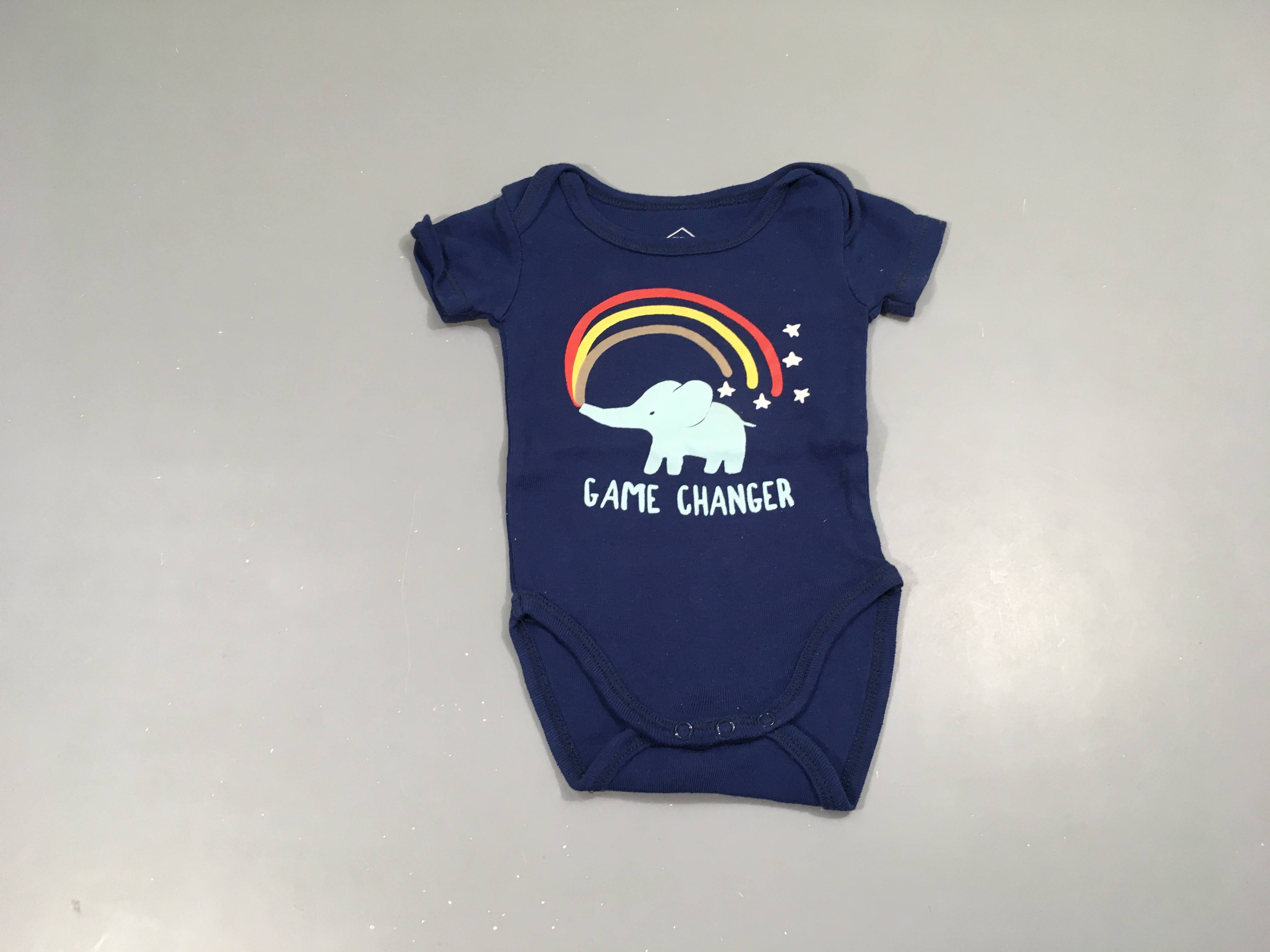 Body m.c bleu éléphant