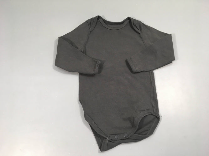 Body m.l gris foncé, moins cher chez Petit Kiwi