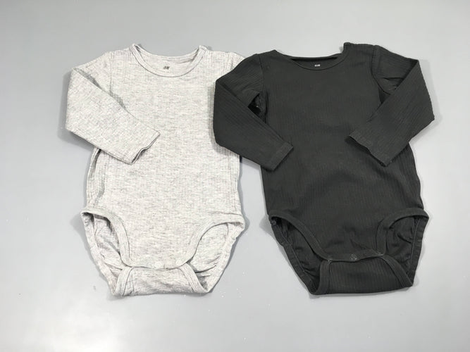2 Bodies m.l côtes gris, moins cher chez Petit Kiwi
